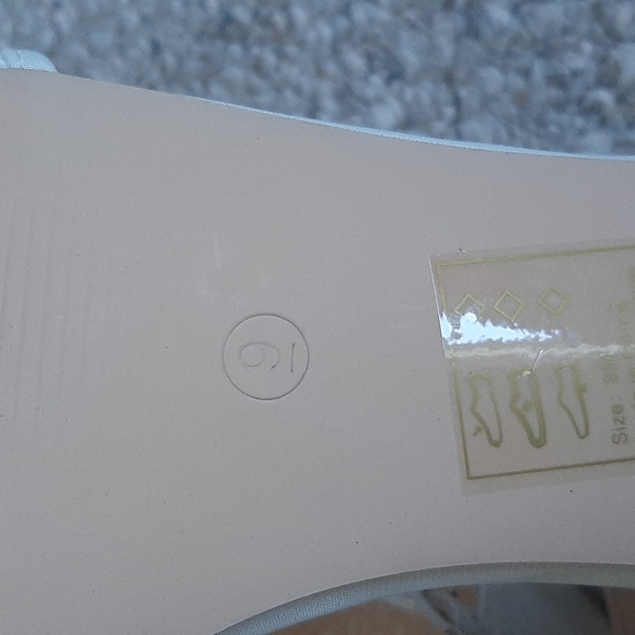 New De Blossom Collection Ankle Strap 1" Heel Sandals. - Picture 12 of 12